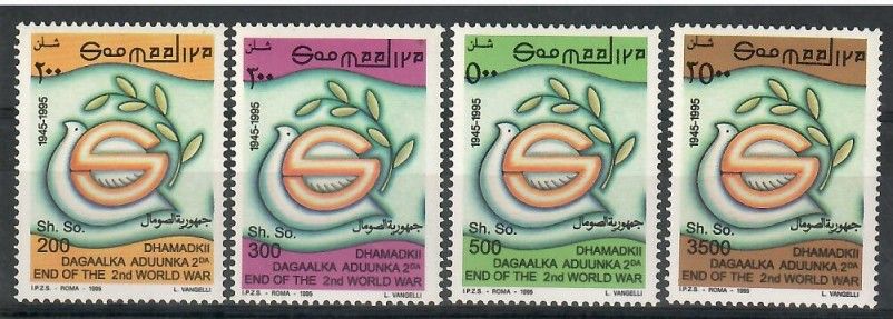 Znaczek Somalia 1995 Mi 567-570 Czyste **
