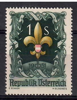 Znaczek Austria 1951 Mi 966 Czyste **