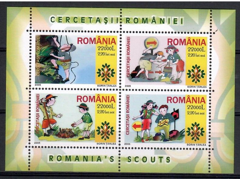 Znaczek Rumunia 2005 Mi bl 357 Czyste **