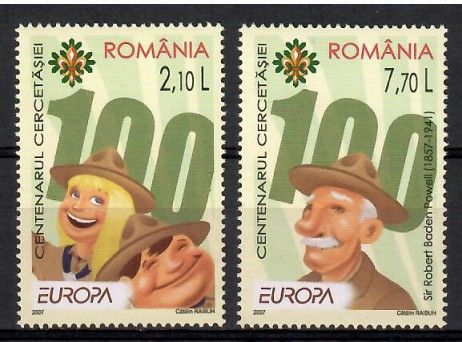 Znaczek Rumunia 2007 Mi 6190-6191 Czyste **