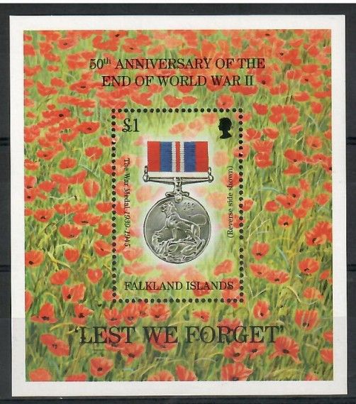 Znaczek Falklandy 1995 Mi bl 12 Czyste **