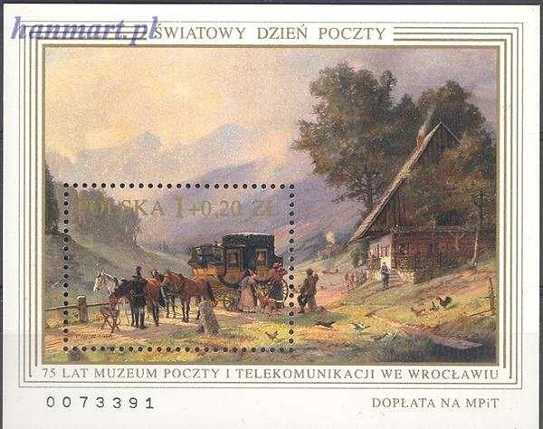 Znaczek Polska 1996 Mi bl 128 Fi bl 158 Czyste **