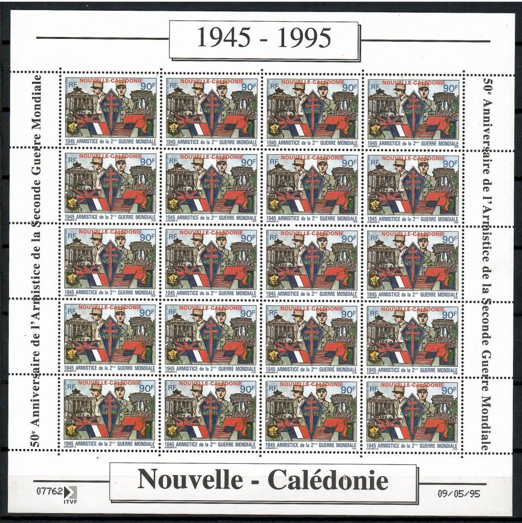 Znaczek Nowa Kaledonia 1995 Mi ark 1041 Czyste **