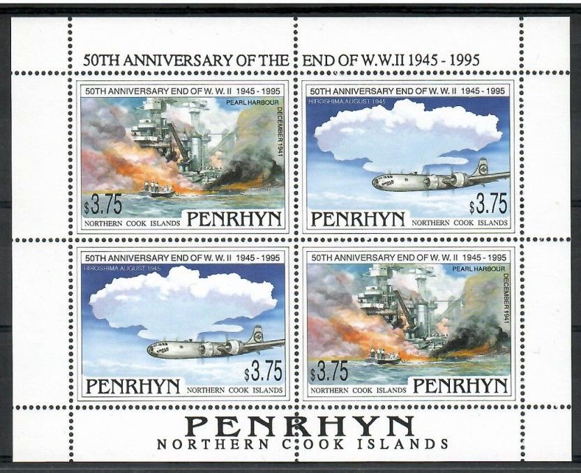Znaczek Penrhyn 1995 Mi ark 575-576 Czyste **