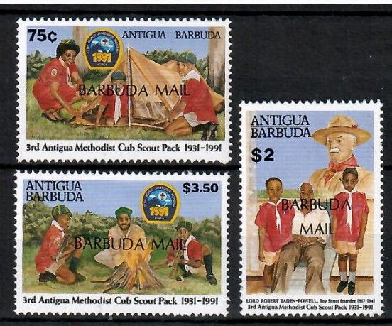 Znaczek Barbuda 1992 Mi 1393-1395 Czyste **