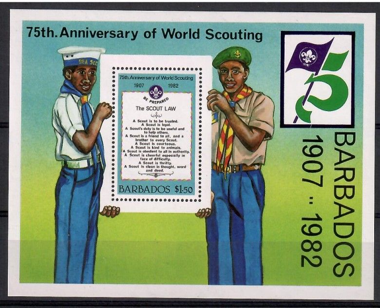Znaczek Barbados 1982 Mi bl 15 Czyste **