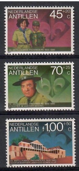 Znaczek Antyle Holenderskie 1981 Mi 450-452 Czyste **