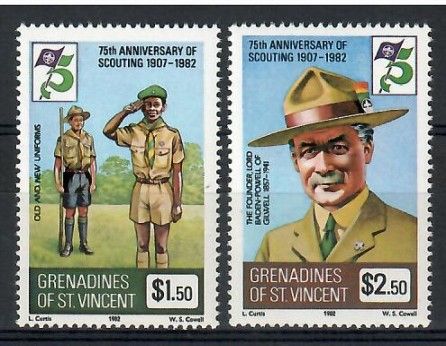 Znaczek Grenadines of St Vincent 1982 Mi 247-248 Czyste **