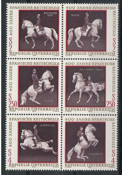 Znaczek Austria 1972 Mi 1395-1400 Czyste **