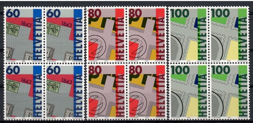 Znaczek Szwajcaria 1993 Mi 1496-1498 Czyste **