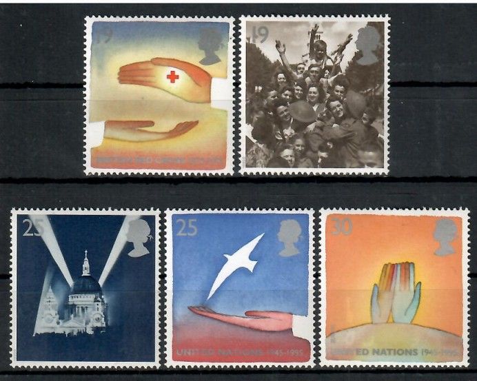 Znaczek Wielka Brytania 1995 Mi 1571-1575 Czyste **