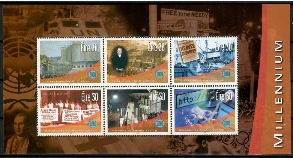 Znaczek Irlandia 2000 Mi 1292-1297 Czyste **