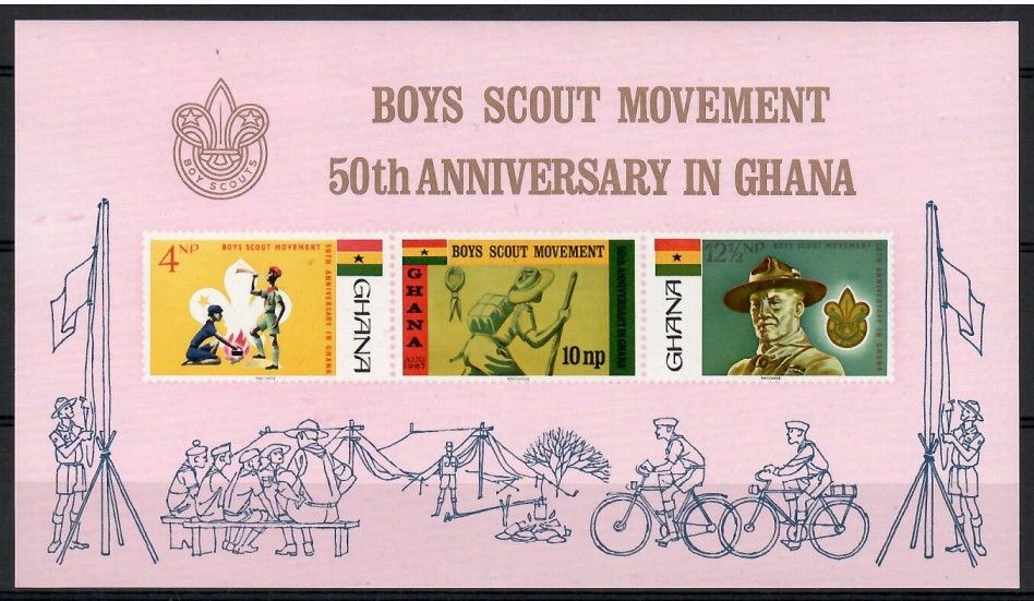 Znaczek Ghana 1967 Mi bl 27 Czyste **