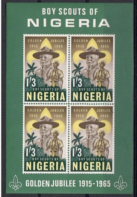 Znaczek Nigeria 1965 Mi bl 5 Czyste **