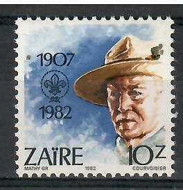 Znaczek Kongo Kinszasa / Zair 1982 Mi 791 Czyste **