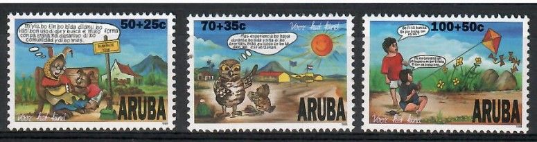 Znaczek Aruba 1996 Mi 185-187 Czyste **