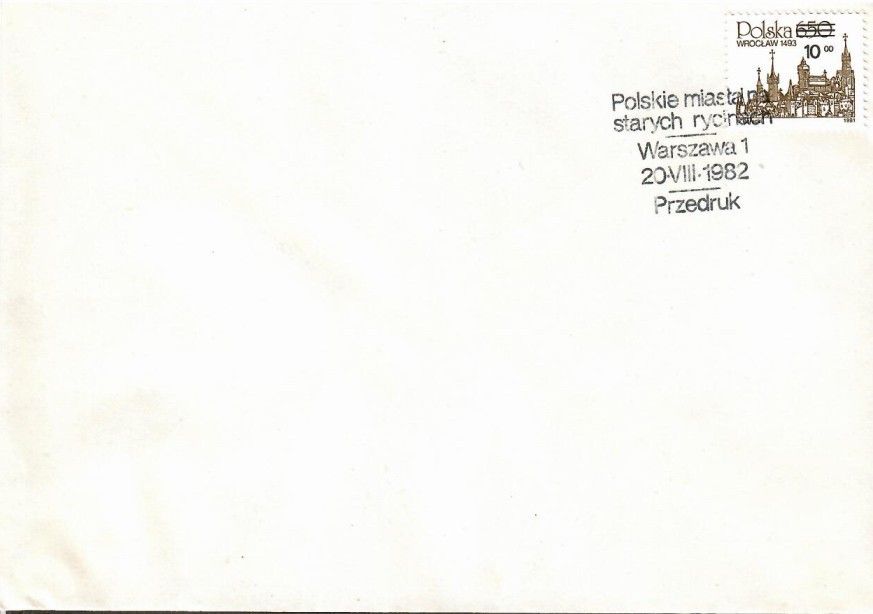 Znaczek Polska 1982 Mi 2817 Fi 2669 FDC