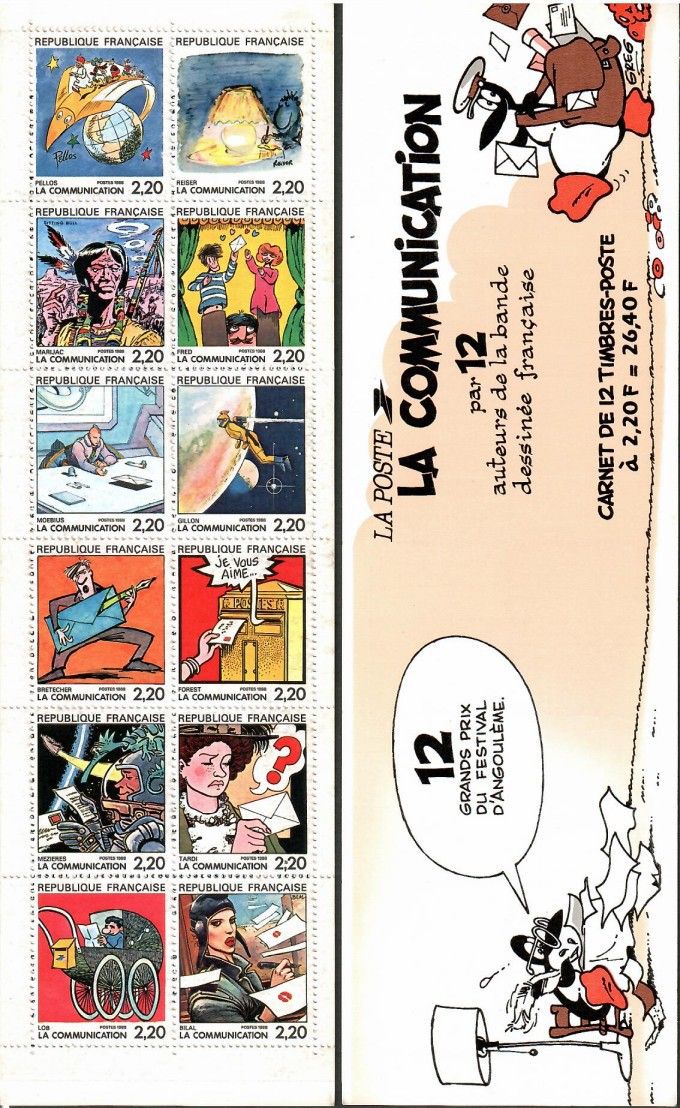 Znaczek Francja 1988 Mi mh 11 Czyste **