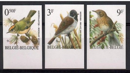 Belgia 1991 Mi 2476-2478B Czyste **
