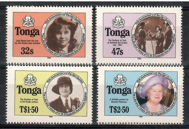 Znaczek Tonga 1985 Mi 924-927 Czyste **