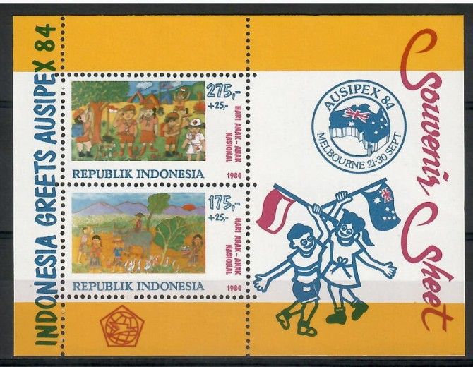 Znaczek Indonezja 1984 Mi bl 57 Czyste **