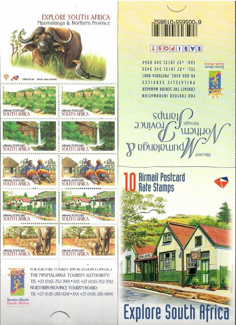 Znaczek Republika Południowej Afryki 1999 Mi mh 1225-1229 Czyste **