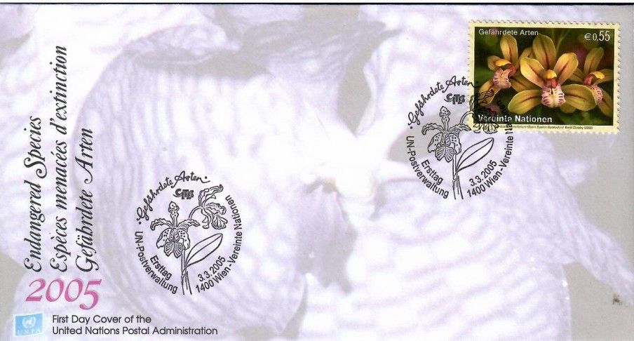 Znaczek Narody Zjednoczone Wiedeń 2005 Mi 437 FDC
