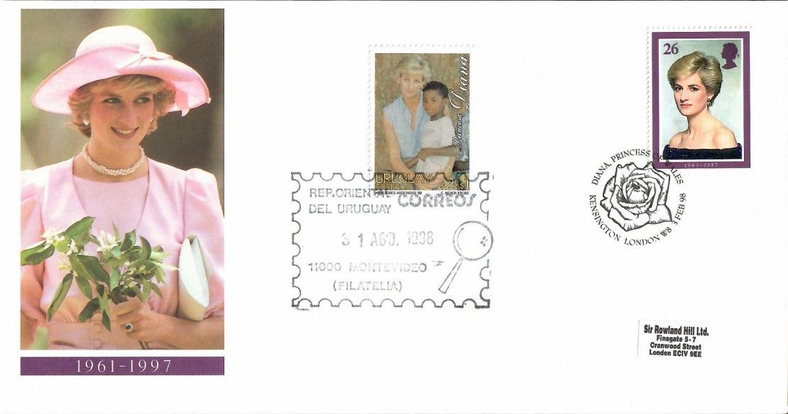 Znaczek Wielka Brytania 1998 Mi 2326+1733 FDC