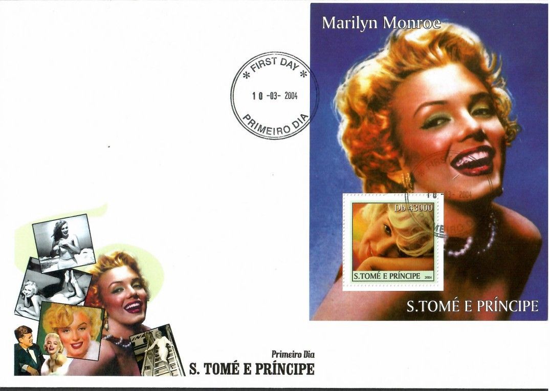 Znaczek Wyspy Św. Tomasza i Książęca 2004 Mi bl 519 FDC