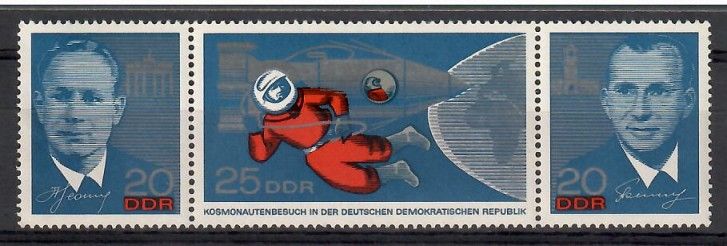 Znaczek NRD / DDR 1965 Mi 1138-1140 Czyste **