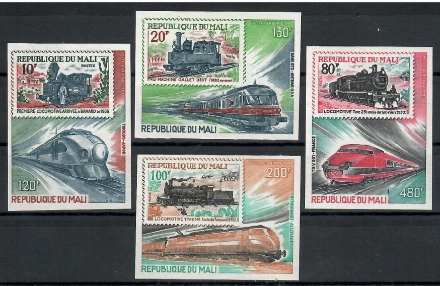 Znaczek Mali 1980 Mi 815-818B Czyste **