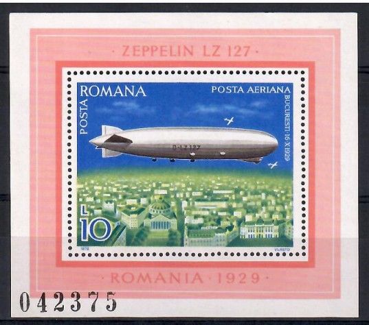Znaczek Rumunia 1978 Mi bl 148 Czyste **