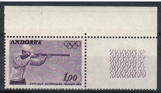 Znaczek Andora (francuska) 1972 Mi 241 Czyste **