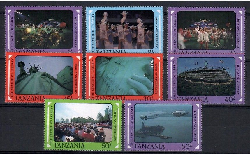 Znaczek Tanzania 1988 Mi 430-437 Czyste **