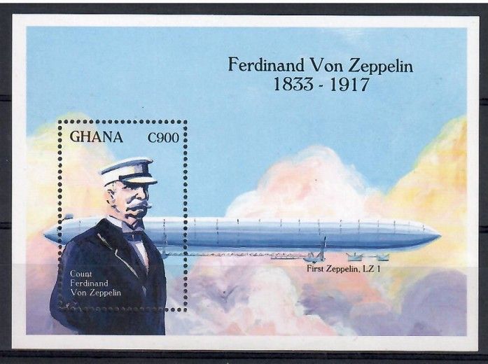 Znaczek Ghana 1993 Mi bl 214 Czyste **