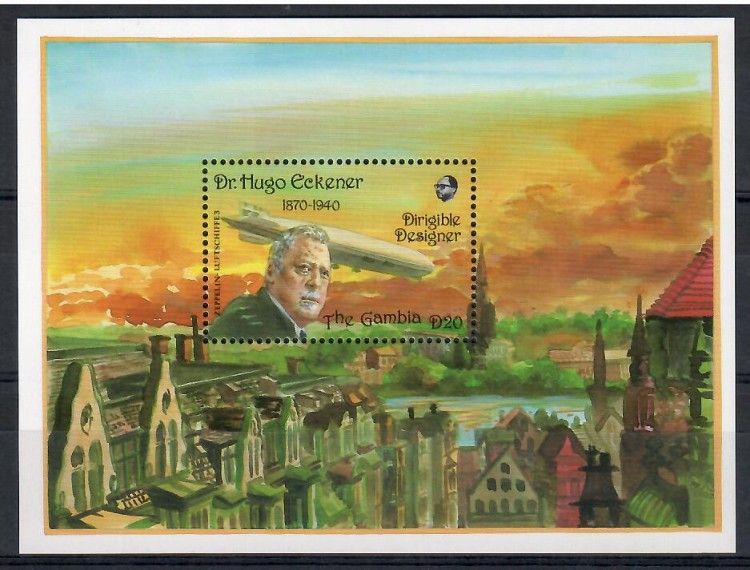 Znaczek Gambia 1993 Mi bl 192 Czyste **
