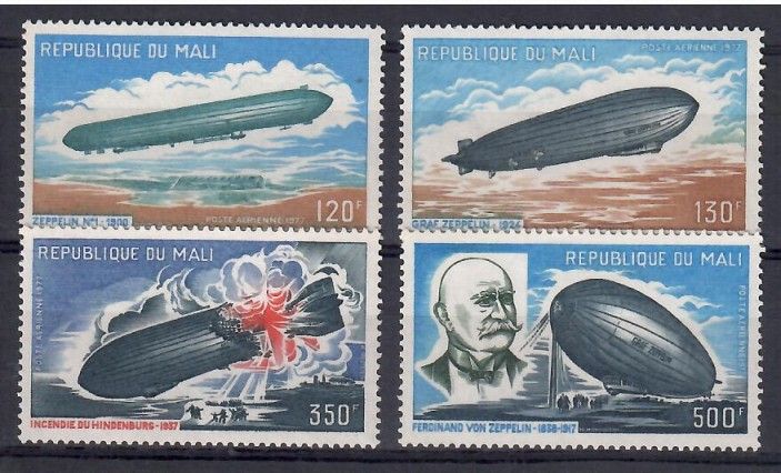 Znaczek Mali 1977 Mi 586-589 Czyste **