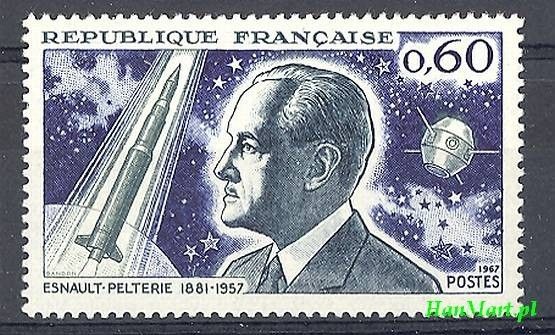 Znaczek Francja 1967 Mi 1583 Czyste **