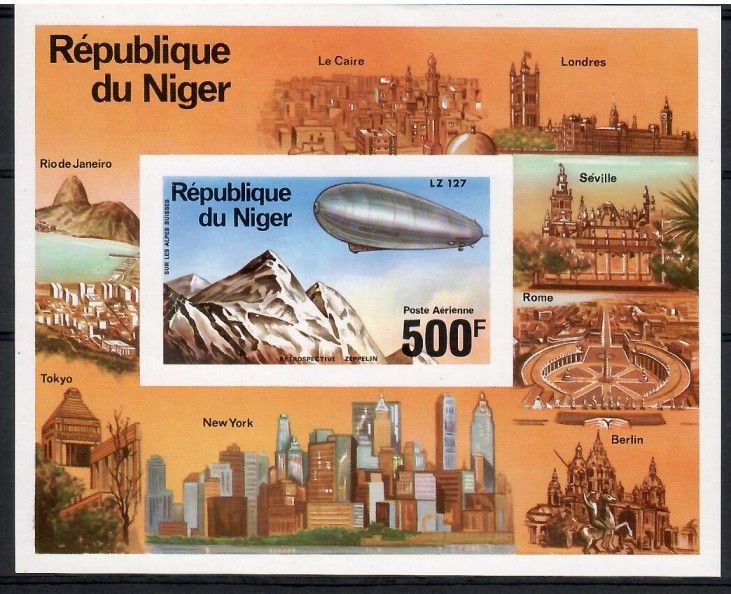 Znaczek Niger 1976 Mi bl 14B Czyste **