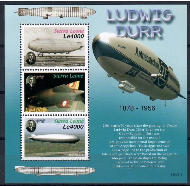 Znaczek Sierra Leone 2006 Mi ark 4932-4934 Czyste **