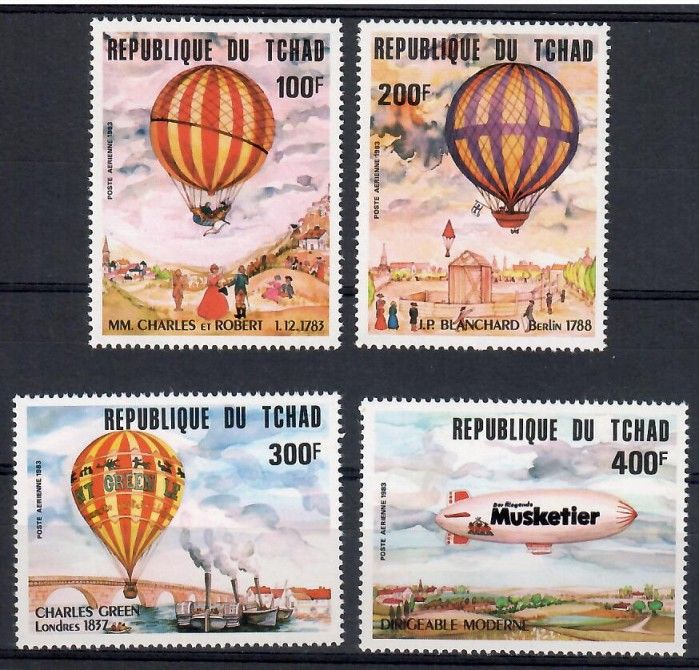 Znaczek Czad 1983 Mi 962-965 Czyste **