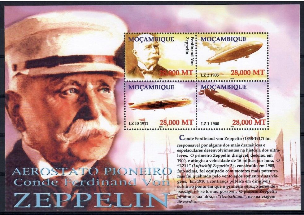Znaczek Mozambik 2002 Mi ark 2795-2798 Czyste **