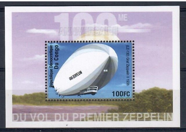 Znaczek Kongo Kinszasa / Zair 2001 Mi bl 108 Czyste **
