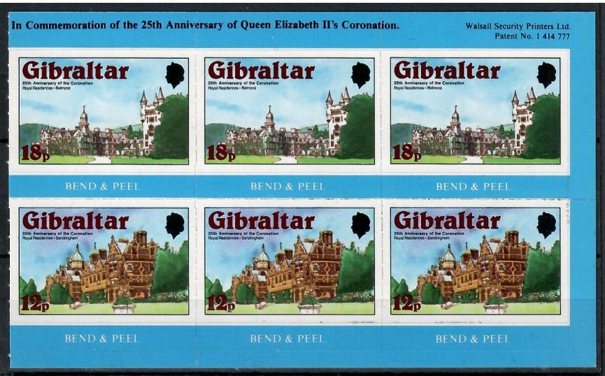 Znaczek Gibraltar 1978 Mi h-blatt 5 Czyste **