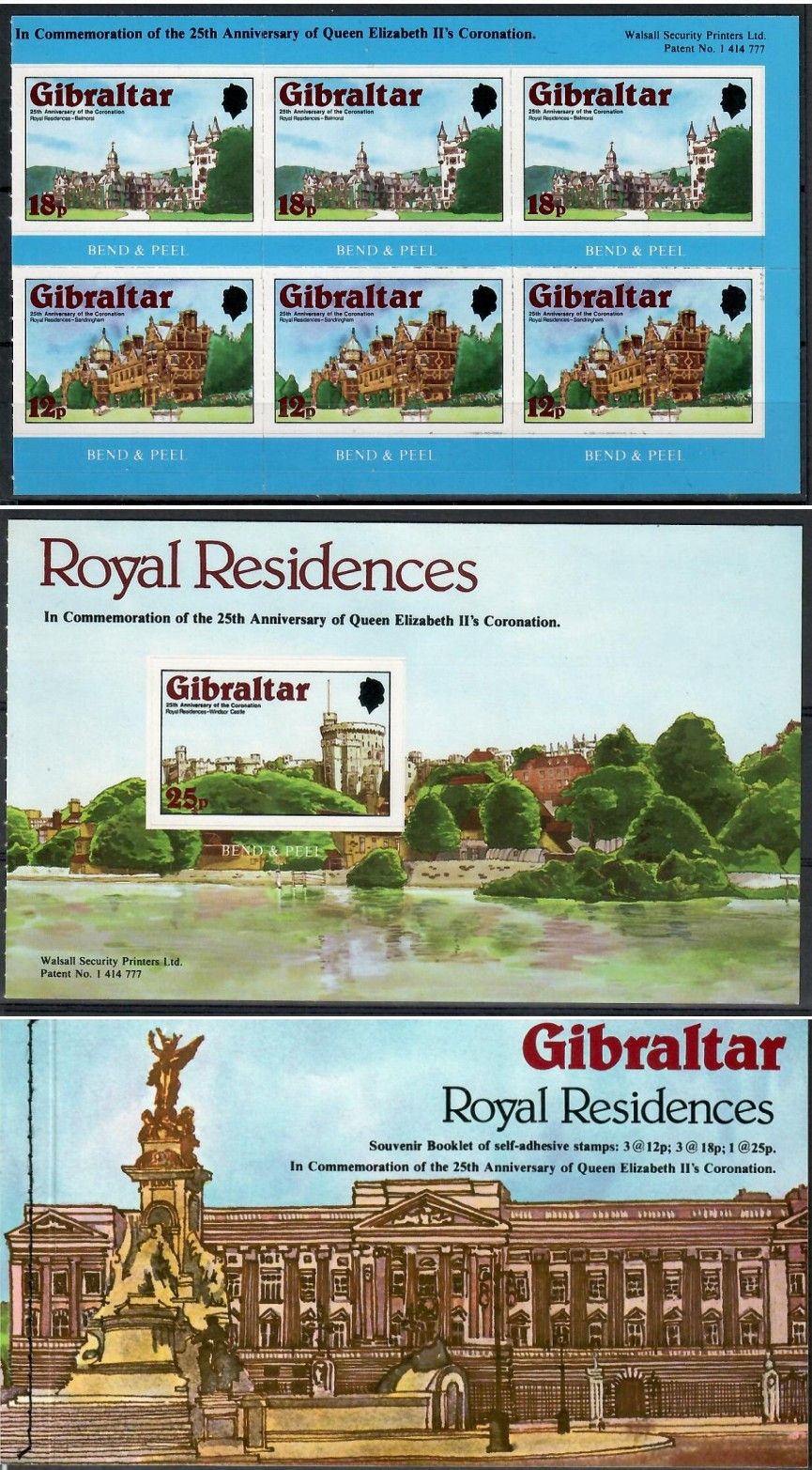 Znaczek Gibraltar 1978 Mi mh 3 Czyste **