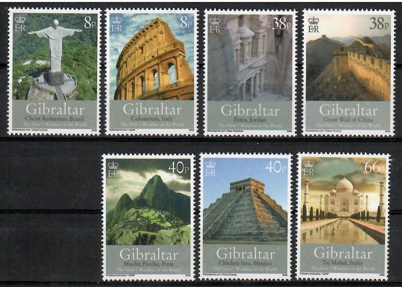Znaczek Gibraltar 2008 Mi 1274-1280 Czyste **