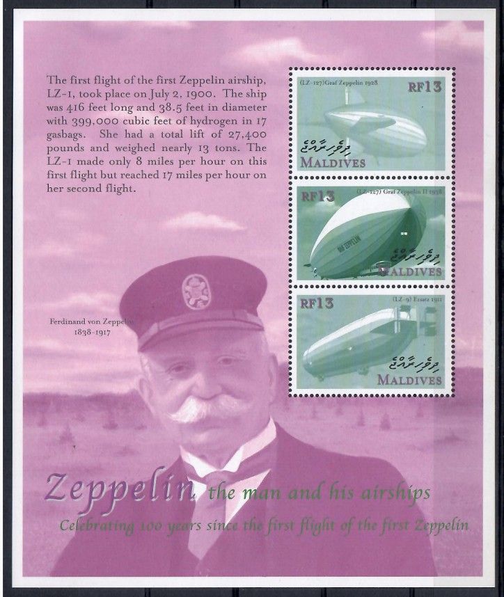 Znaczek Malediwy 2000 Mi ark 3475-3477 Czyste **