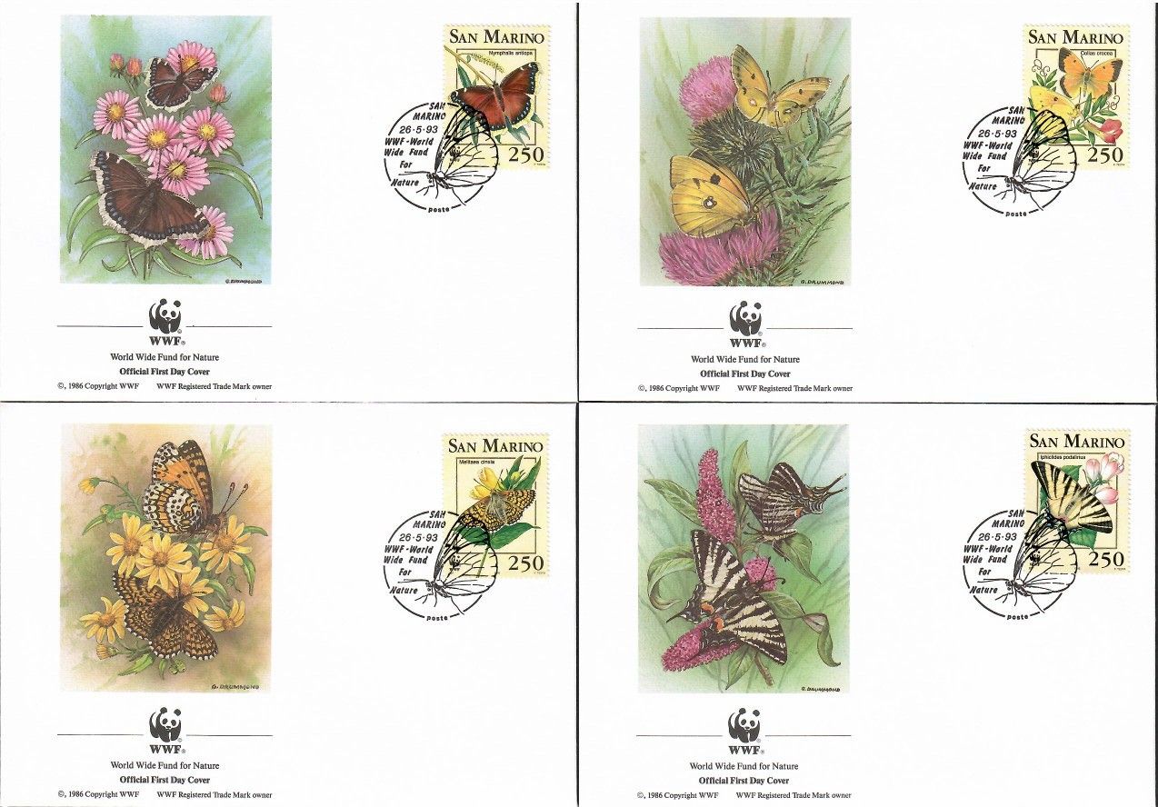 Znaczek San Marino 1993 Mi 1535-1538 FDC