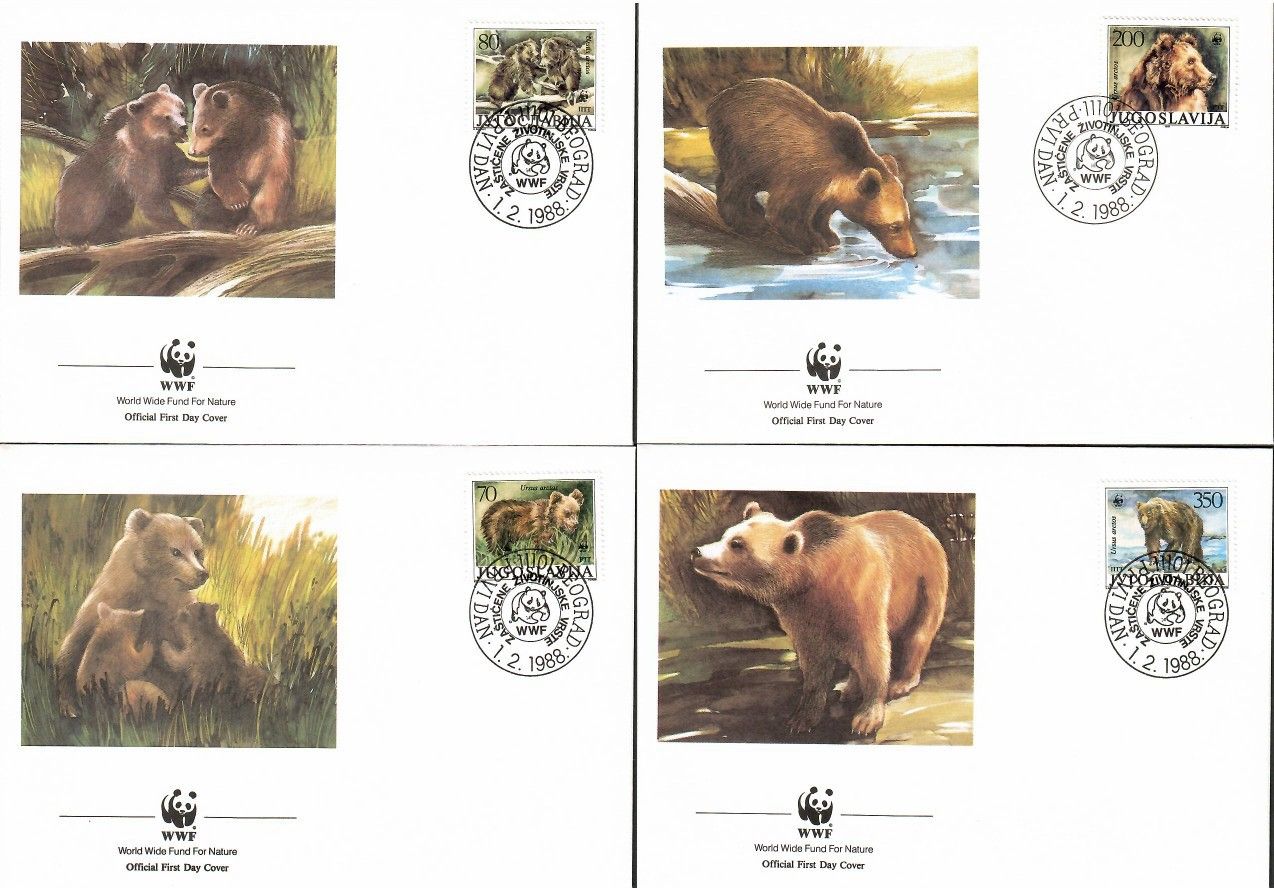 Znaczek Jugosławia 1997 Mi 2260-2263 FDC