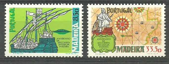 Znaczek Madera 1981 Mi 71-72 Czyste **